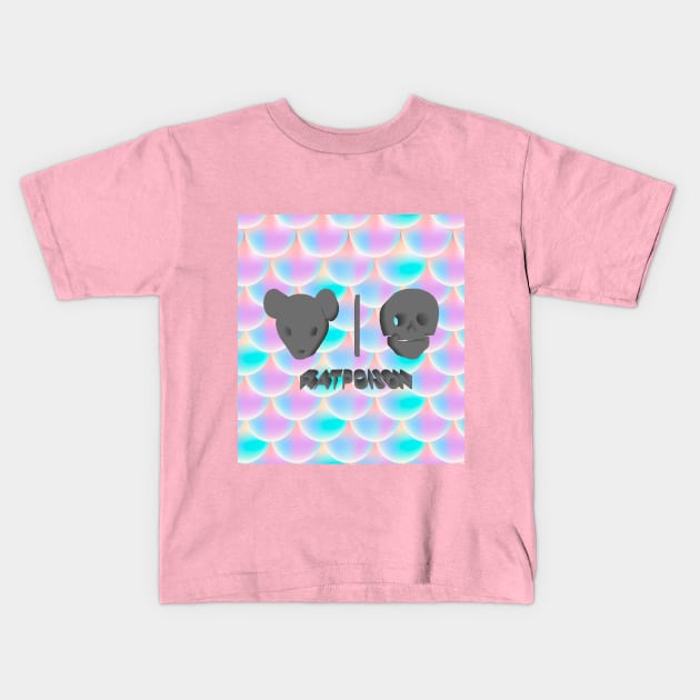 RatPoison Official support of mermaid skin Kids T-Shirt by RatPoison